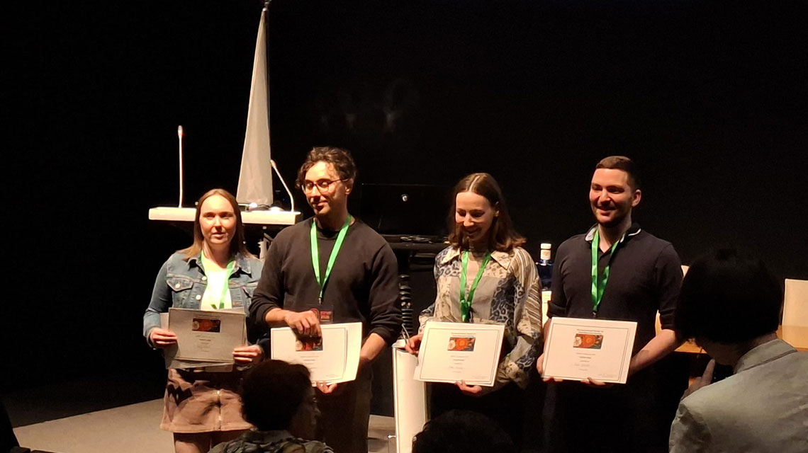 Marco Costantini at the awards ceremony