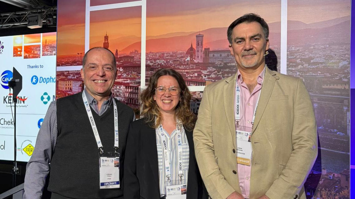 Lorenzo Fraile, Paula Curto and Simon Graham at ESPHM